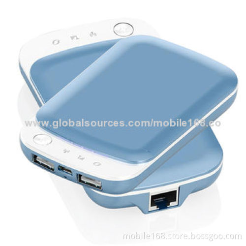 Power Bank, 3G Wi-Fi 4,400mAh Chinese battery/5,200mAH Samsung Battery, USB, 3G Card